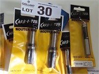 6 Carbi Tool Router Bits Various Sizes (As New)