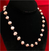 Sterling River Pearl Necklace