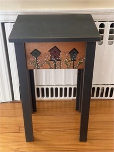 Paint Decorated Plant Stand