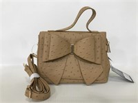 New with tags Grossi bow tan cross body bag