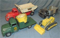 4 Pc Toy Truck Lot