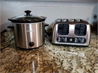 Crock Pot & Toaster
