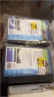 2 POND LINERS, 7 FT X 10 FT, NEW