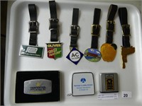 TRAY: AGRI. & OTHER MONEY CLIPS, TAPES, ETC.