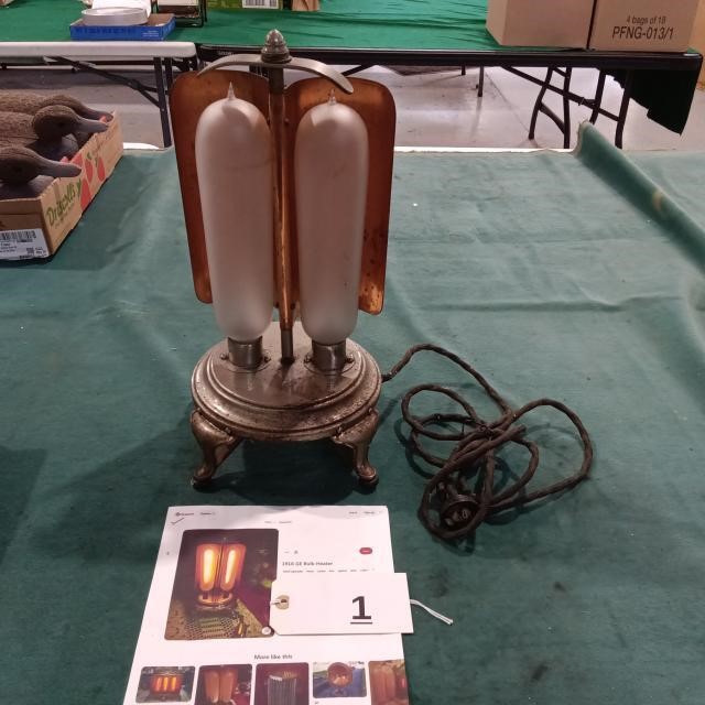 1916-Era GE Bulb Heater