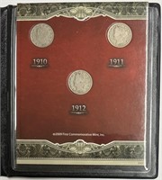 Last 3 Years of "V" Nickels 1910-1912