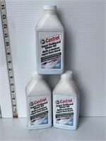 3 bottles of Castrol super outboard oil