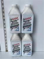 4 bottles of castrol super outboard motor oil