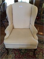 Off white wing back chair