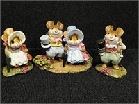 WEE FOREST FOLK FIGURINES