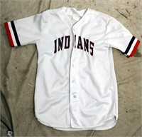 Cleveland Indians Button Up Youth Baseball Jersey