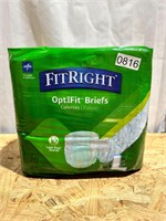 New Optifit FitRight adult diapers size lrg