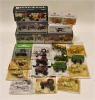 Lot Of 1/64 Tractors & Implements In The Packages