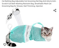 Cat Washing Bag, Brush & Towel