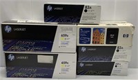 Lot of 6 HP Toner Cartridges - NEW $2300