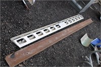 Steel channel & alum. trailer rails