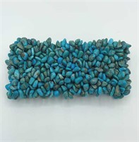 HOWLITE Stone Turquoise Wide Stretch Bracelet
