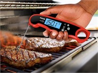 Smart Waterproof Food Thermometer 

Large LCD