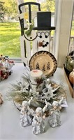 Christmas Candle, Angels, Christmas Plate, Sled