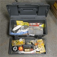 Tackle Box with Assorted Fishing Gear