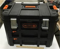 Tactix plastic toolbox w/ locking drawers