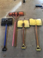 Metal and Plastic Shovels