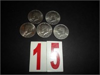 Lot of 5 - 1979 D Kennedy Half Dollars