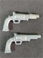Playmobil Silver Gray Colt 45 Pistols