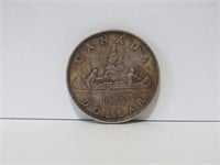 1938 CANADIAN ONE DOLLAR SILVER COIN