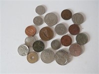 LOT FOREIGN COINS