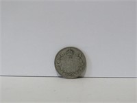 1920 CANADIAN 10 CENTS SILVER COIN