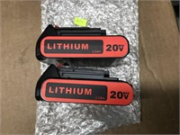 2 Vanon power tools batteries ML LBXR20