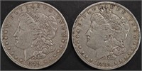 1889 (XF) & 1889-O (VF) MORGAN DOLLARS