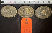 1977, 1978 & 1979 Hesston National Finals Rodeo Bu