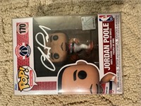 Jordan Poole Signed Funko Pop w/COA