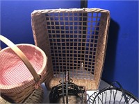 Selection of Wooden & Metal Baskets
