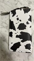 Cute cow large wallet, tons of storage inside,