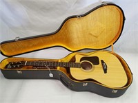 D' Agosting D-68 6 String Acoustic Guitar In Case