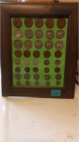 Framed Collection of  Irish Coinage (1942-1999)
