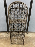 Metal 45 Wine Bottle Rack 16"x14”x48”