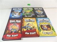 Qty of 6 Dog Man Books