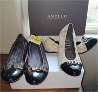 375 - 2 PAIR WOMEN'S SHOES SIZE 37.5 (ITALY) (A43)