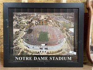 Mike Smith N.D Stadium Framed
