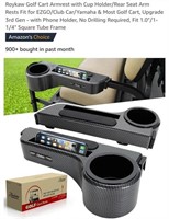 MSRP $46 Golf Cart Armrest with Cupholder