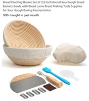 MSRP $27 Bread Proofing Basket Set