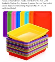 MSRP $30 24Pcs Art Trays