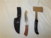 Winchester Gut Hook Knife & Buck Hatchet