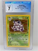 CGC 7 Base Set Nidoking Holo - Unlimited