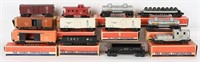 12- LIONEL FREIGHT CARS w/ BOXES