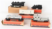 LIONEL 1615 LOCOMOTIVE, TENDER & 3 CARS w/ BOXES